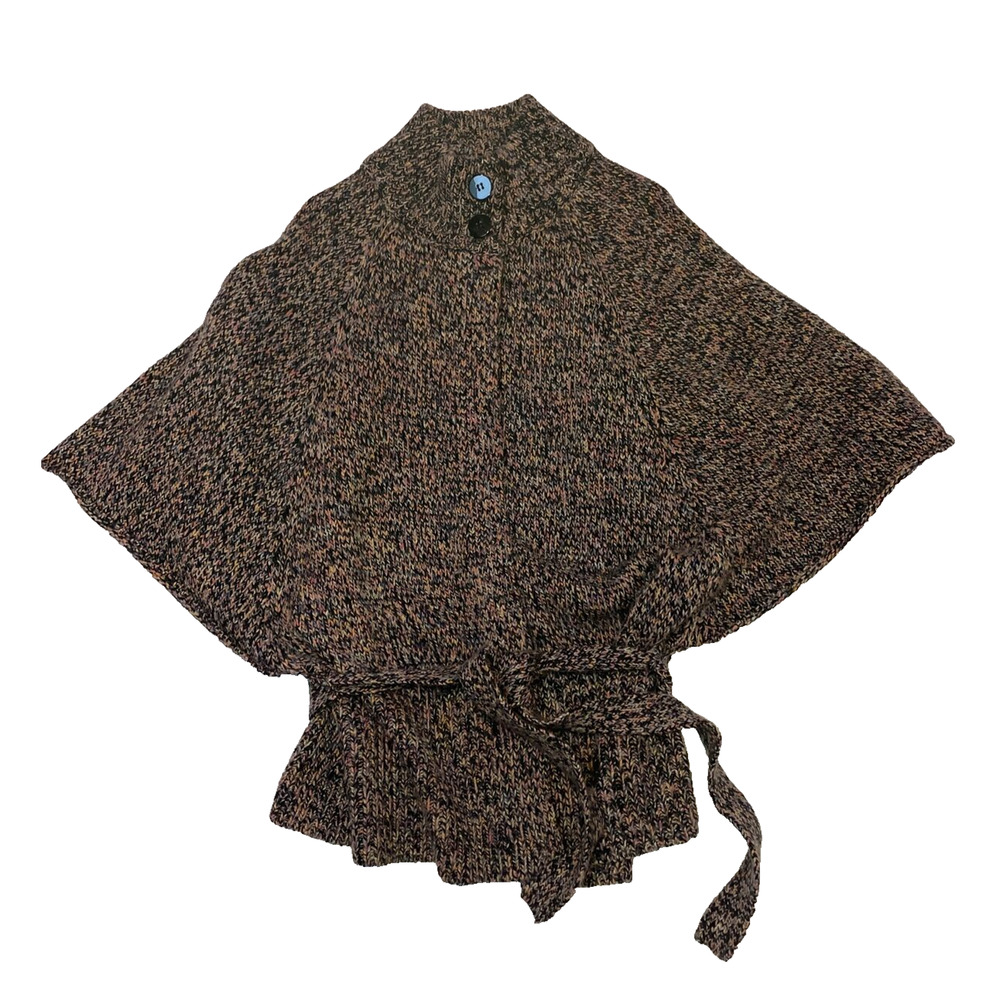 Monsoon Bat Wing‎ Open Sleeve Multicolor Snap Front Cardigan - Size Med